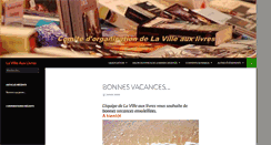 Desktop Screenshot of lavilleauxlivres.com