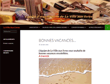 Tablet Screenshot of lavilleauxlivres.com